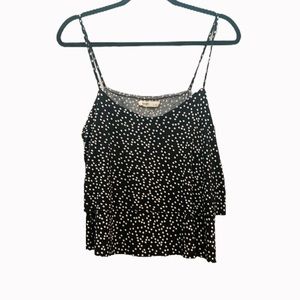 Old Navy Polka Dot Tiered Tank Top